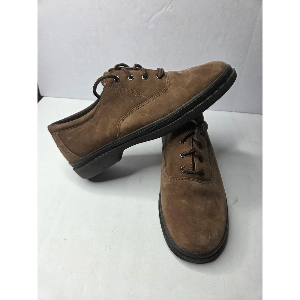 Easy Spirit Mens Brown Suede Lace Up Casual Oxford Shoes Size‎ 8 M